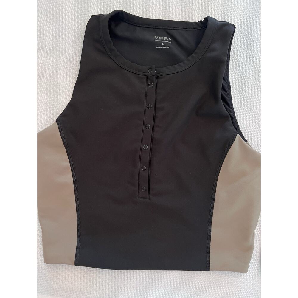 ABERCROMBIE & FITCH (L) YPB Your Personal Best Set of 2 Crop-Tank-Top-Bra-Yoga- - Picture 10 of 16